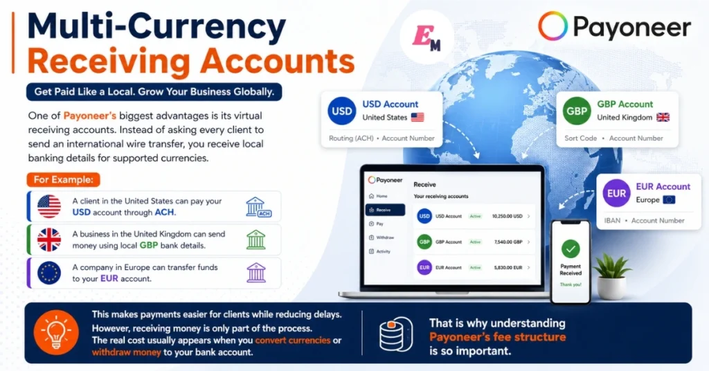 Multi-Currency Receiving Accounts