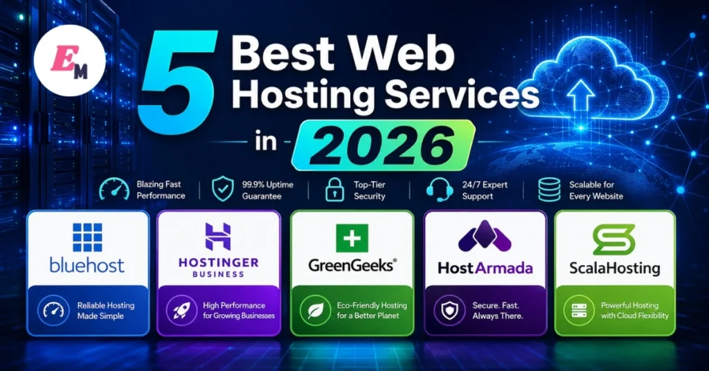 5 Best Web Hosting Services in 2026