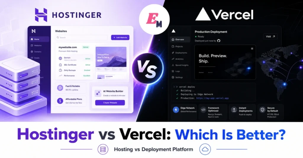 Hostinger vs Vercel: Which Is Better?