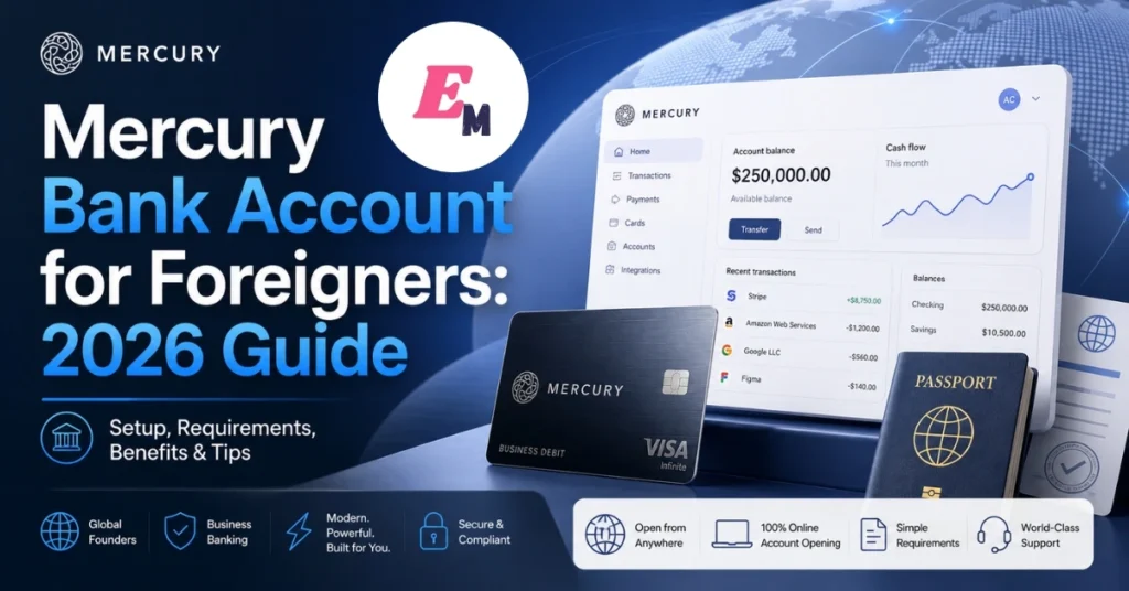 Mercury Bank Account for Foreigners