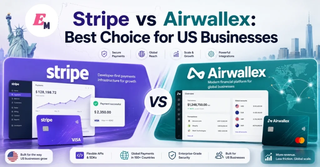 Stripe vs Airwallex Best Choice for US Businesses