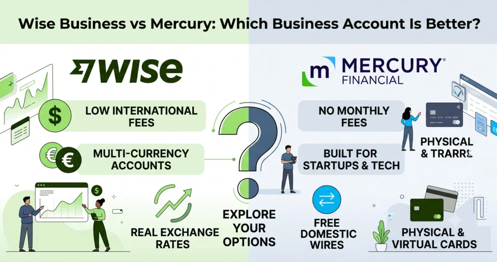Wise Business vs Mercury Best Business Account