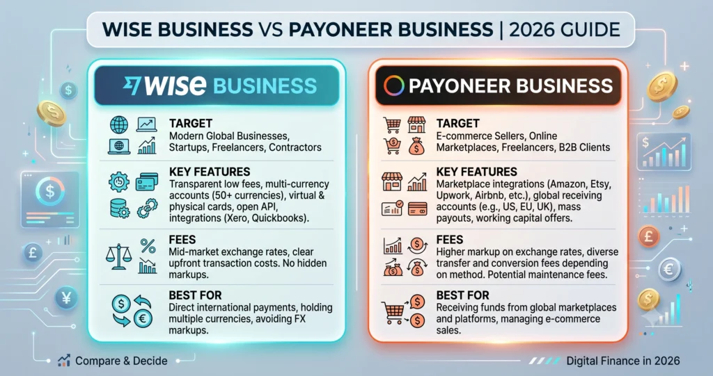 Wise vs Payoneer Business